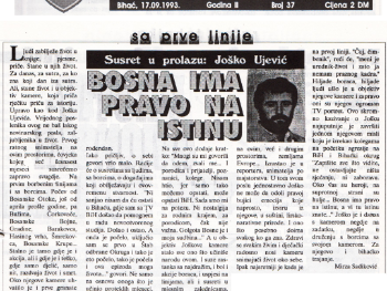 Golgota Bosne je moja sudbina: Priča o Josipu Jošku Ujeviću fotografu 5. korpusa ARBiH