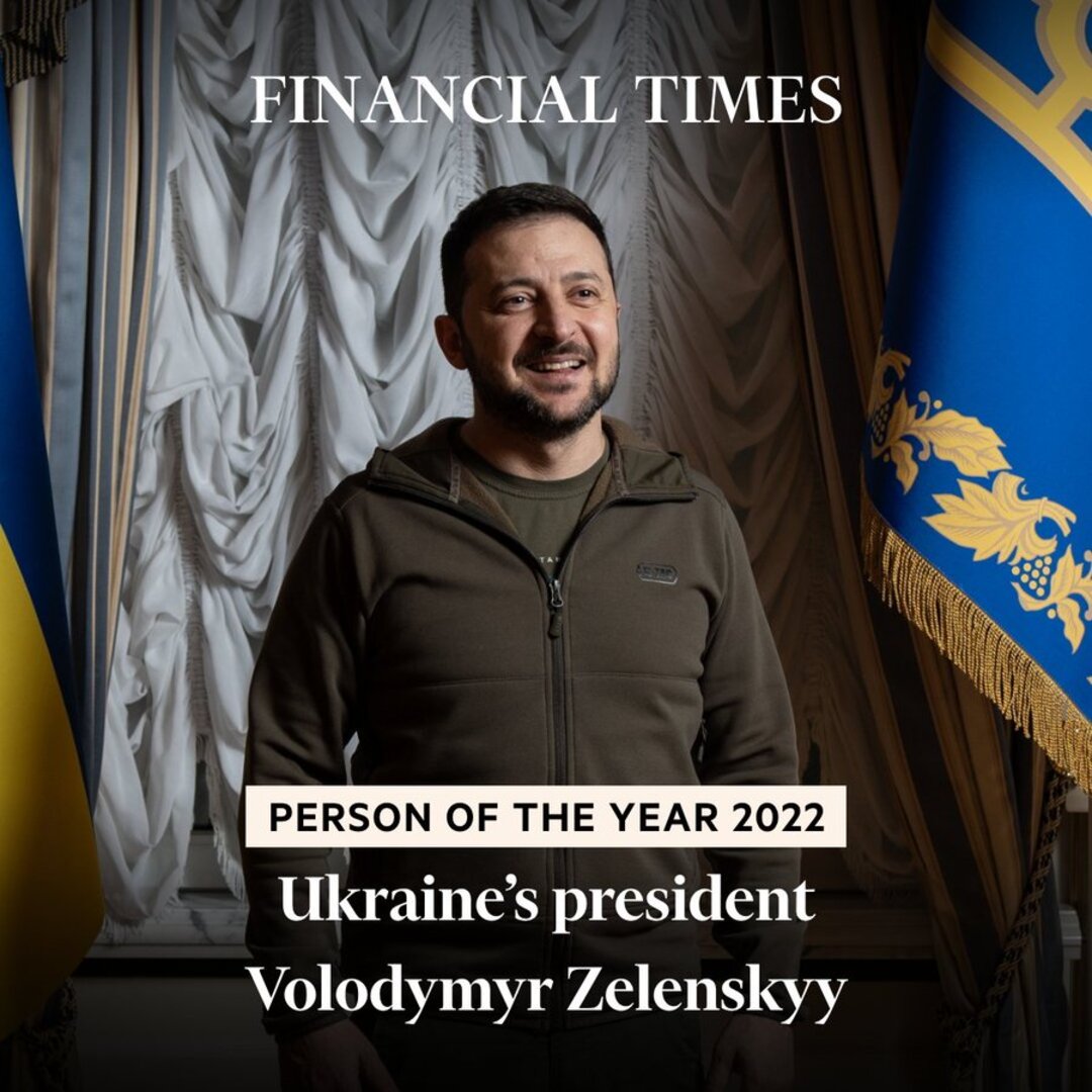 Financial Times proglasio Zelenskog osobom godine - slika 1
