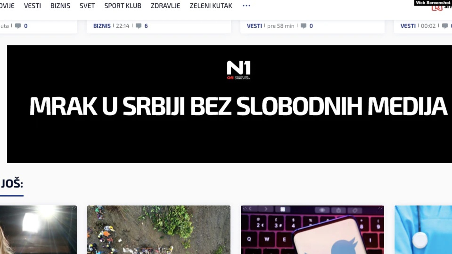 N1 i Nova S zatamnili svoje programe u Srbiji - slika 1