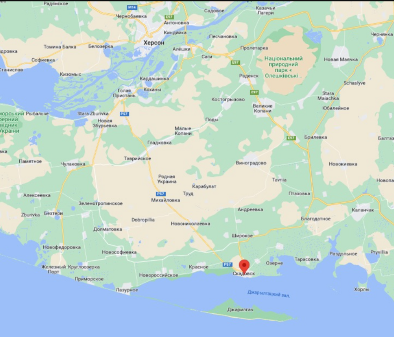Rusi evakuirali vojnu i civilnu upravu iz Skadovska - slika 1