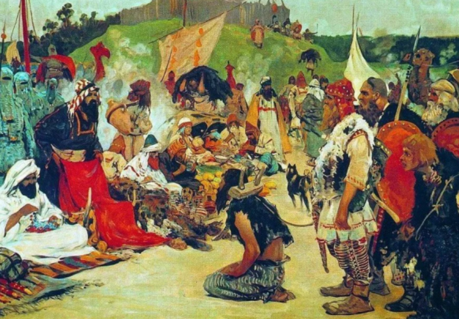 Susret Ahmada ibn Fadlana i Vikinga - slika 1