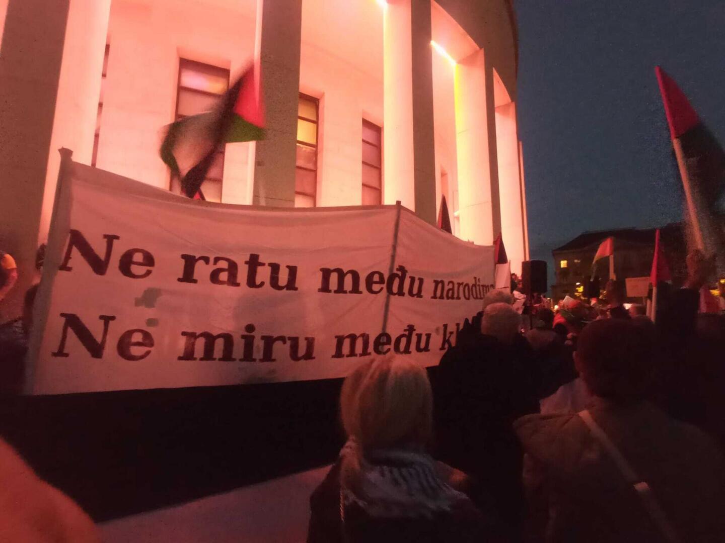 Miting za Palestinu u Zagrebu - slika 10