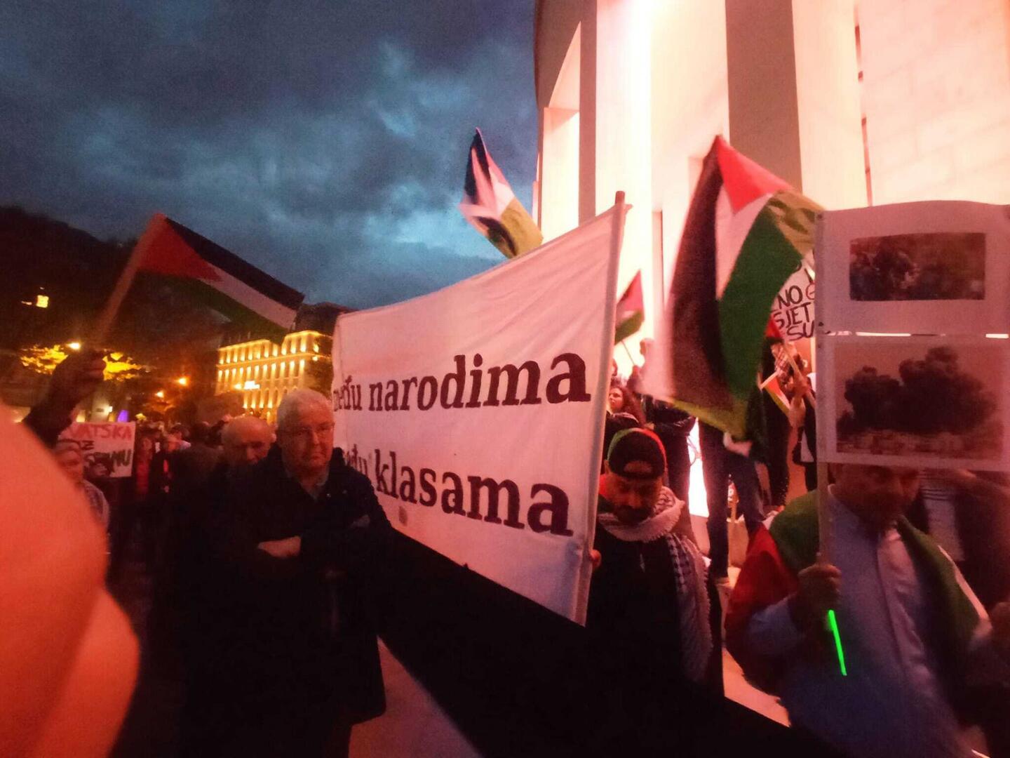 Miting za Palestinu u Zagrebu - slika 4