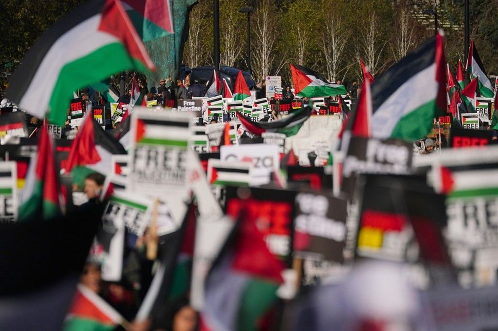 Počeo propalestinski marš u Londonu - slika 1