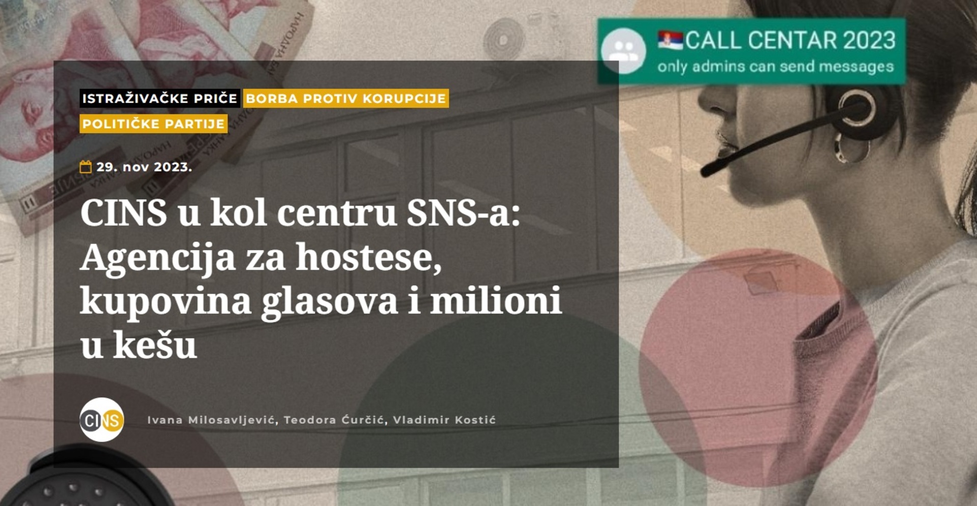 CIN Srbija otkriva: Kako Vučić kupuje izbore - slika 1