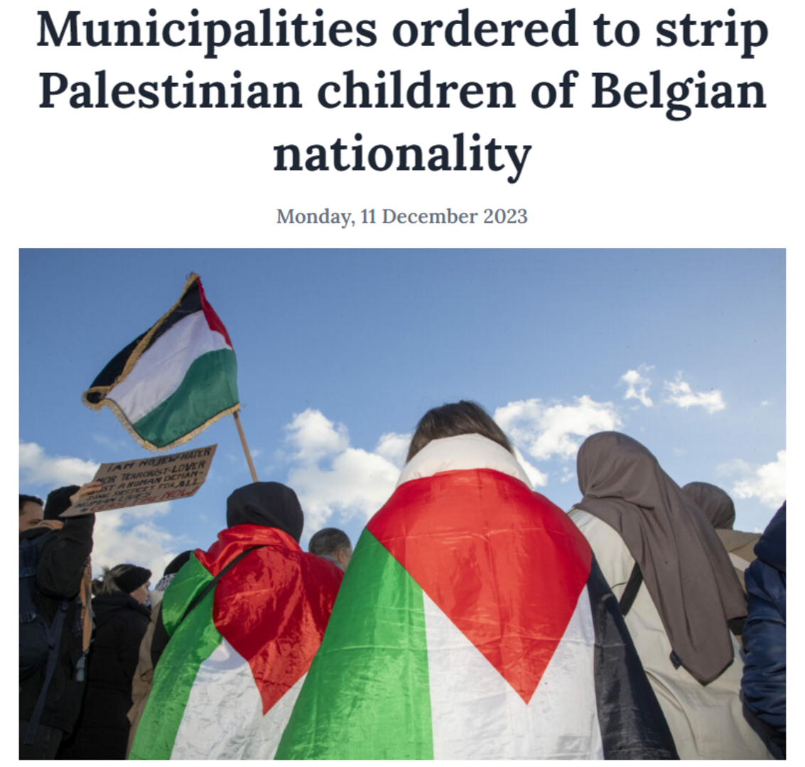 Belgija oduzima državljanstva palestinskoj djeci - slika 1