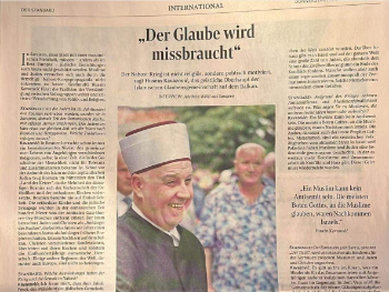 Intervju reisul-uleme austrijskom Der Standardu: Vjera se zloupotrebljava za političku mobilizaciju