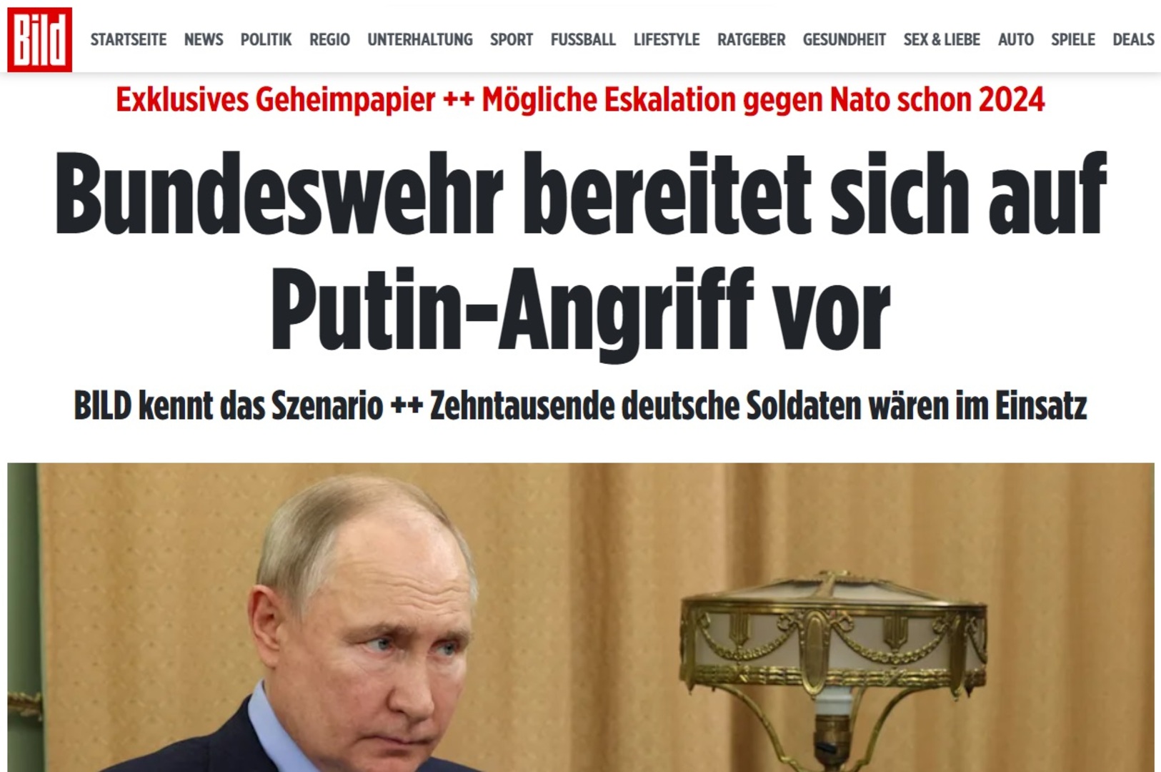 Bild: Rat Rusije i NATO-a već naredne godine!? - slika 1