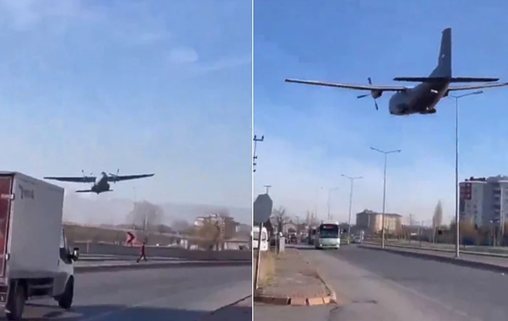 Turska: Vojni avion prinudno sletio - slika 1