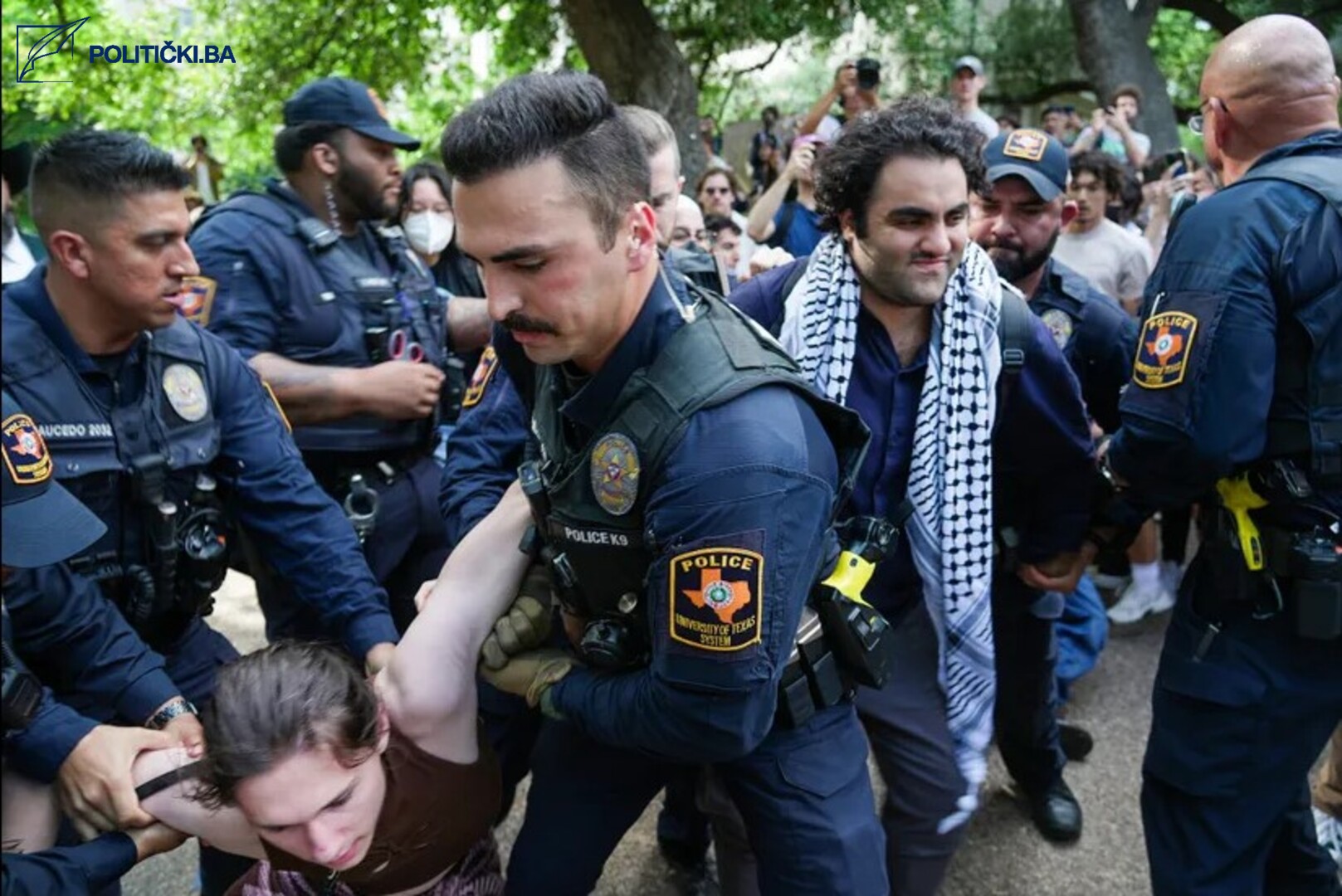 Masovne propalestinske studentske demonstracije potresaju SAD - slika 6