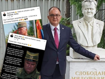 Među 'kadetima' iz Srbije i zvaničnik koji veliča zločinca Mladića