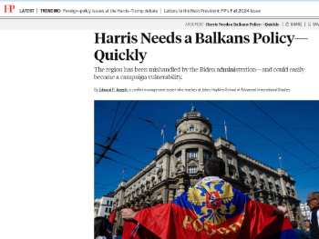 Harris hitno treba plan za zapadni Balkan. Inače...