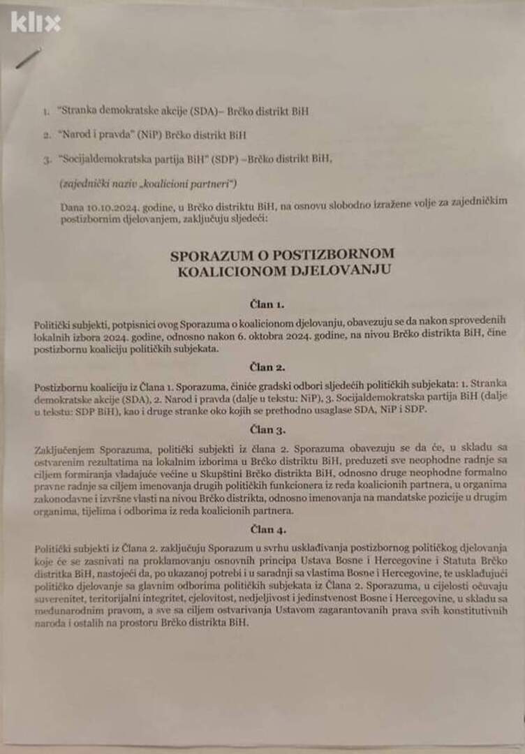 U Brčkom SDA, SDP i NiP formirali koaliciju - slika 2