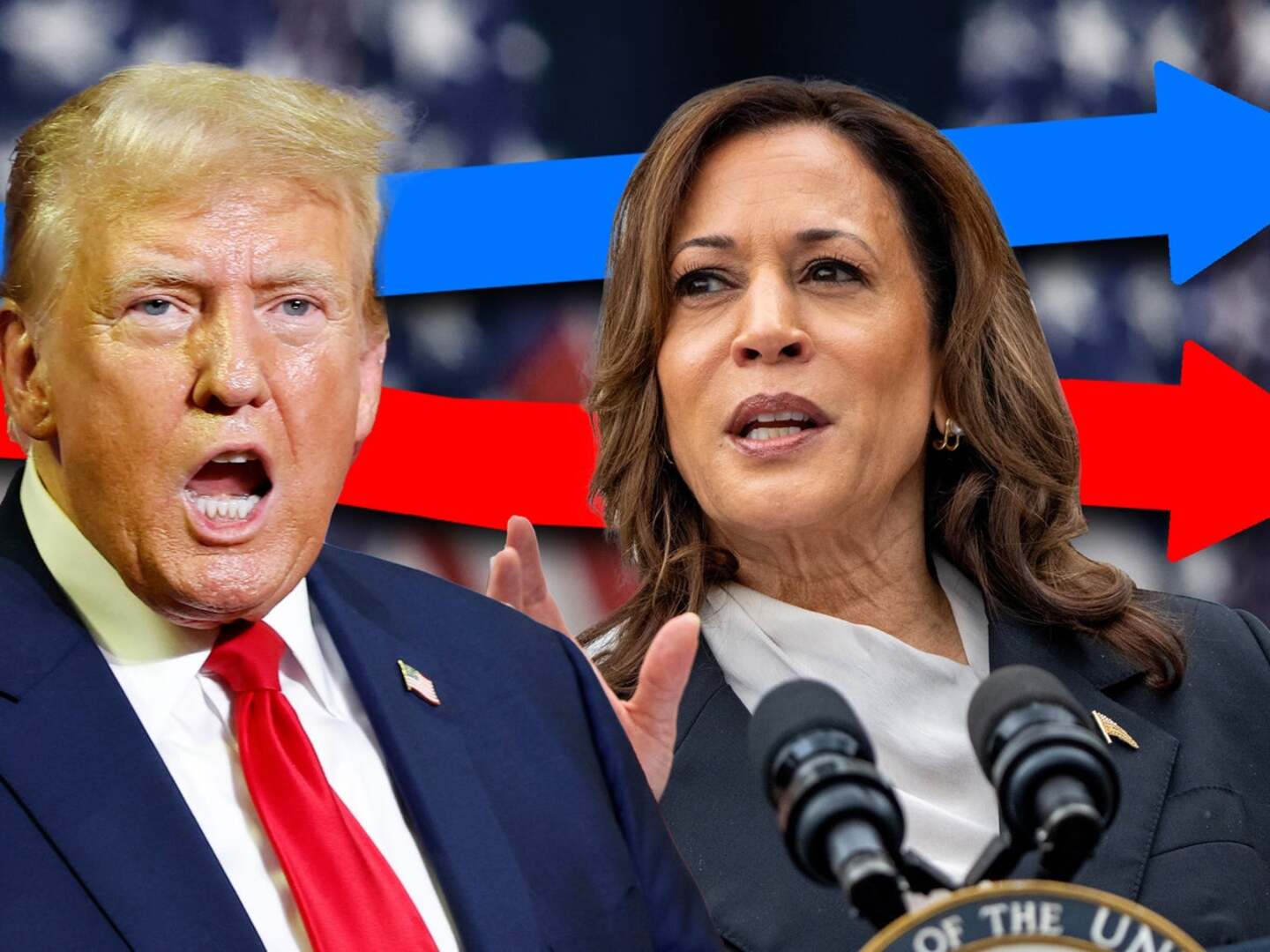 Evo kako sada stoje Trump i Harris - slika 1