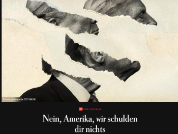 "Ne, Ameriko, mi ti ništa ne dugujemo"