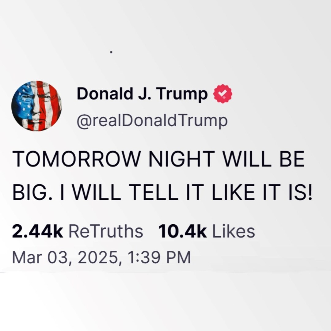 Trump: Sutra navečer dogodit će se nešto veliko - slika 1