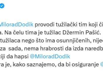 Devet tužilaca istražuje Dodika. Nijedan ga ne smije uhapsiti