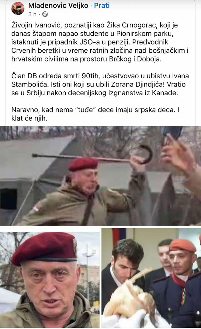 "Danas je Živojin Ivanović, zvani Žika Crnogorac, nekadašnji komandant JSO..." - slika 2