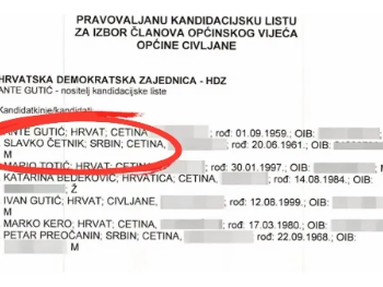 Hrvatska: Slavko Četnik na listi HDZ-a