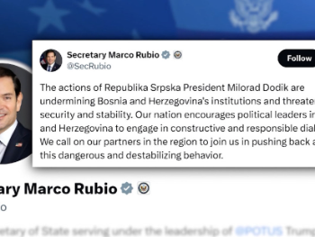 Šta znače poruke Trumpove administracije Bosni i Hercegovini