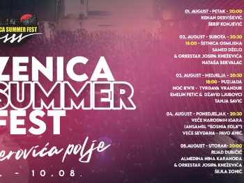 Zenica ponovo centar ljetne zabave: Počinje Summer Fest 2025