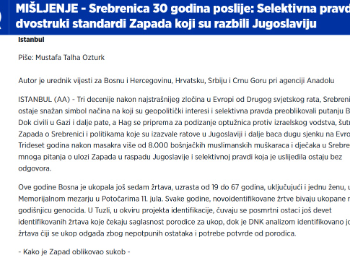 Je li to Turska potpuno okrenula leđa BiH?!