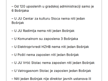 Zašto Sarajevo ponovo izdaje Stolac (i Odžak, Kiseljak, Prozor, Neum...)