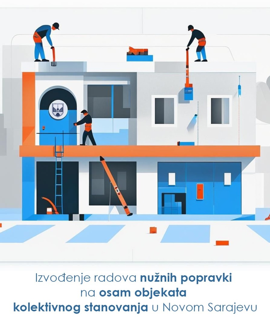 Novo Sarajevo ulaže u sigurnije i ljepše okruženje: nove ograde na igralištima i popravke zgrada - slika 1