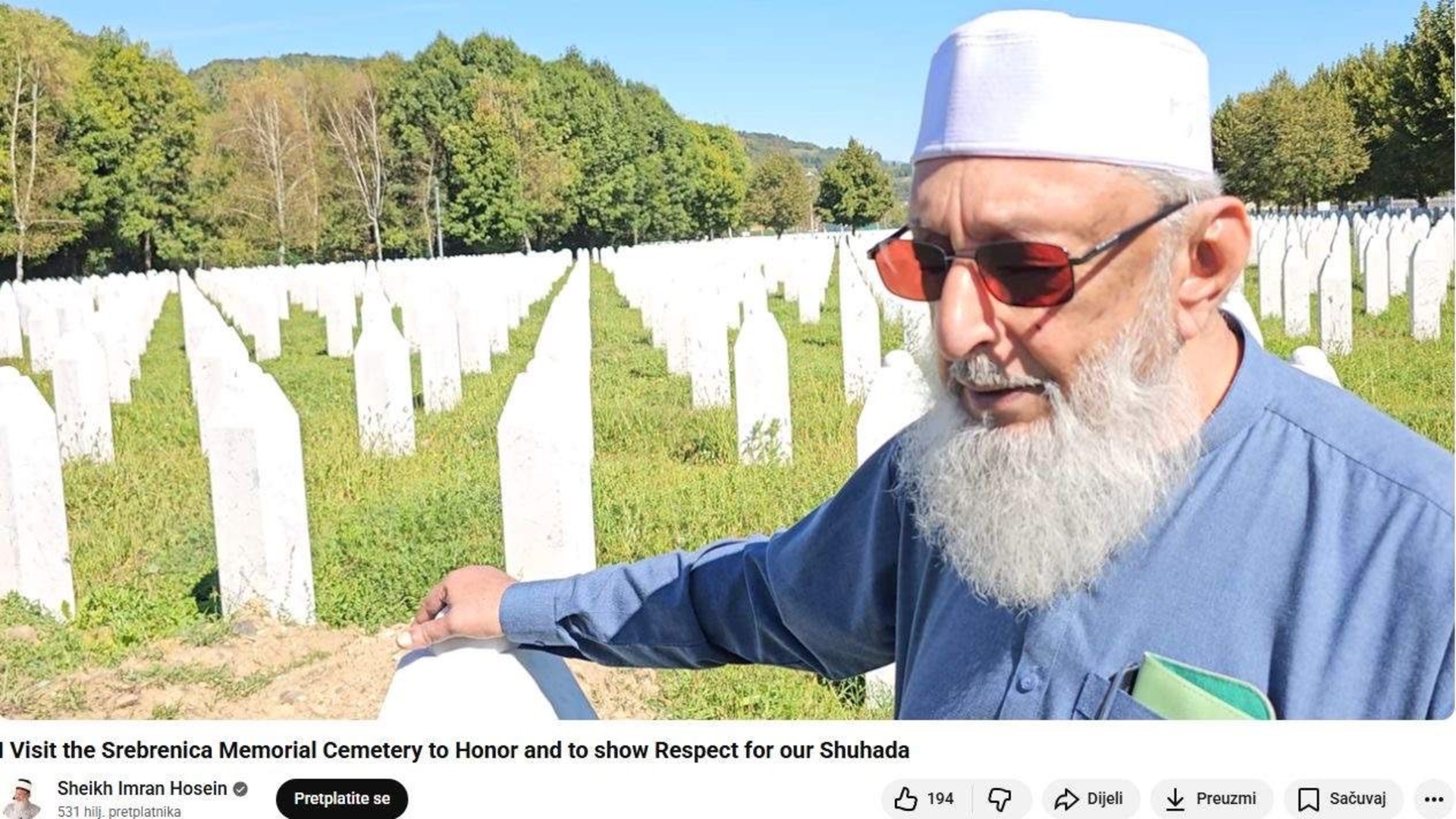 Negator genocida Imran Husein, lanet olsun - slika 1