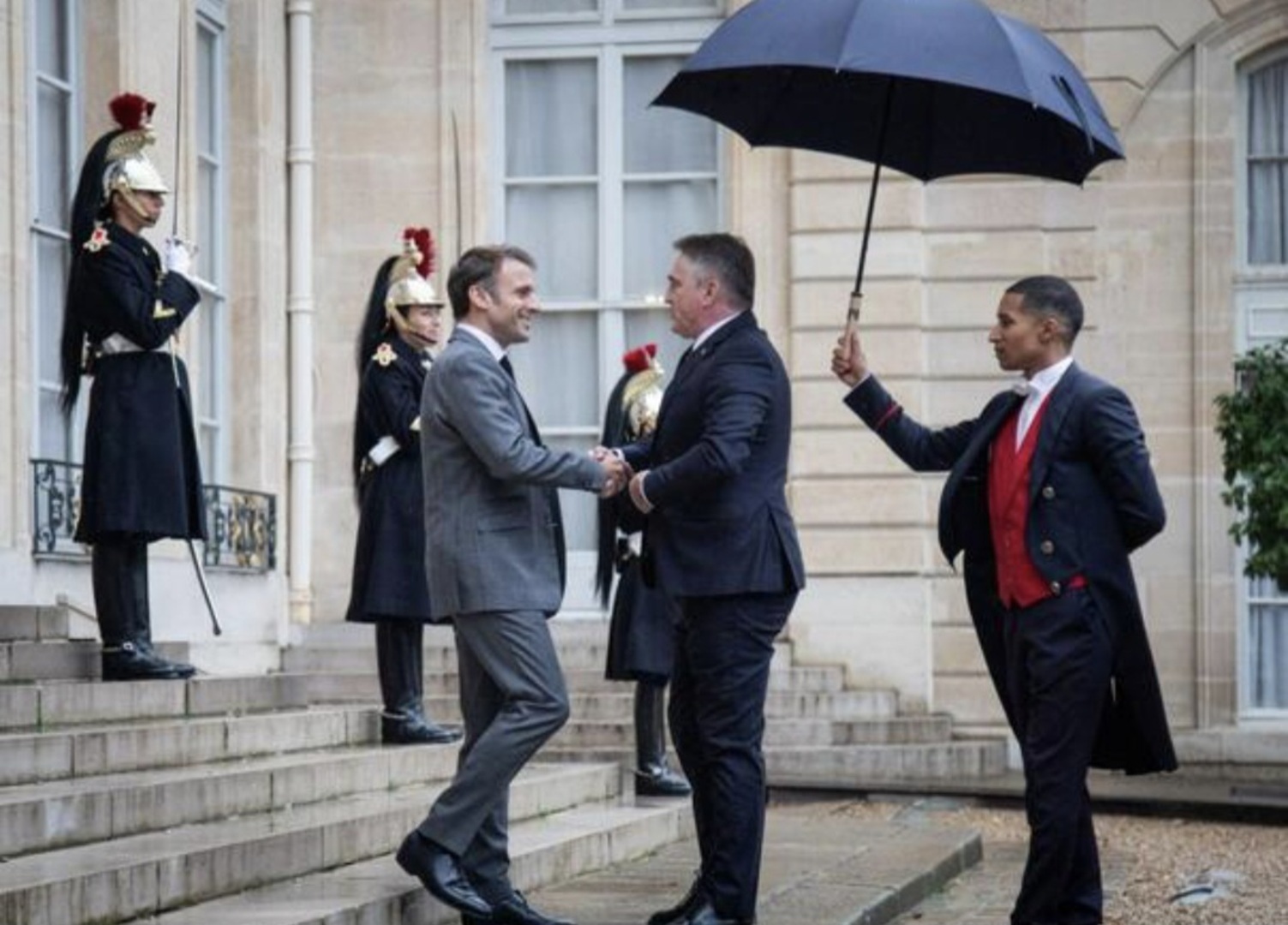 Članovi Predsjedništva BiH danas s Macronom - slika 1