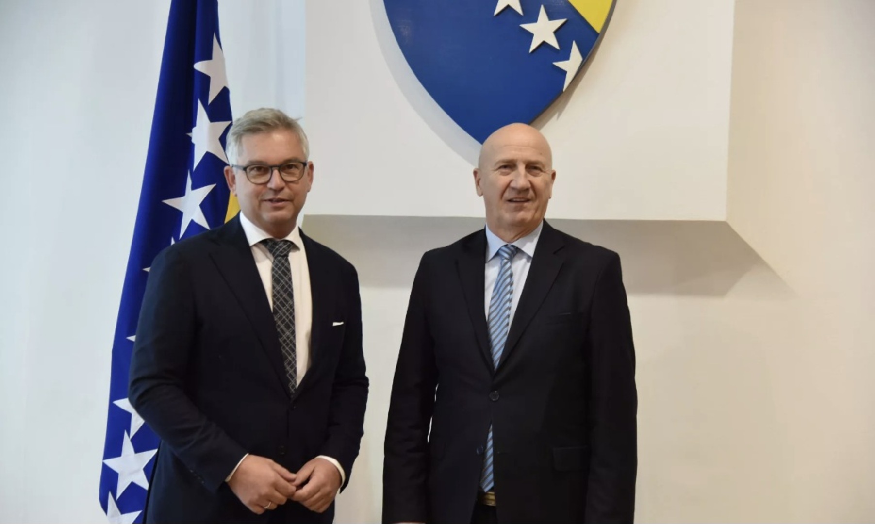 Bošnjak razgovarao sa evropskim komesarom za unutrašnje poslove i migracije Magnusom Brunnerom - slika 1