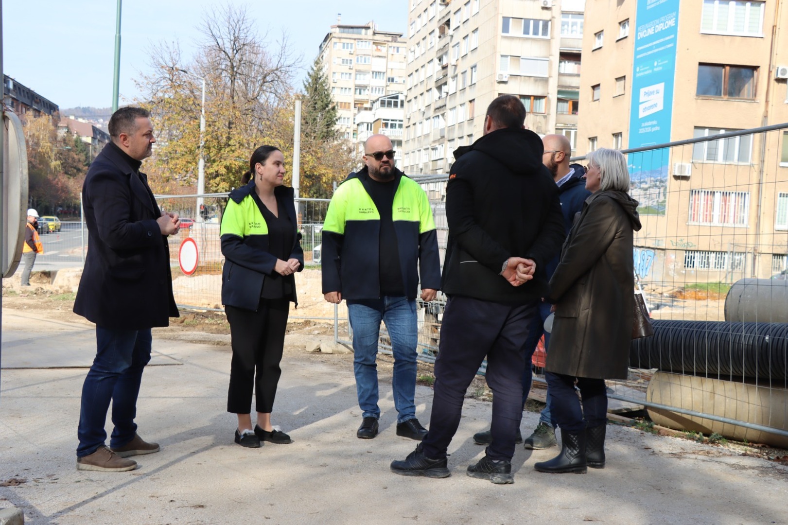 Šteta i Karić obišli gradilište Južne longitudinale - slika 4