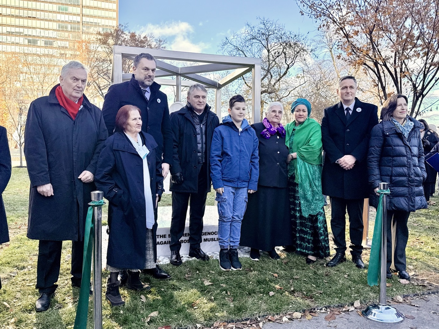 Komšić na otkrivanju „Cvijeta Srebrenice“ u UN-u - slika 1