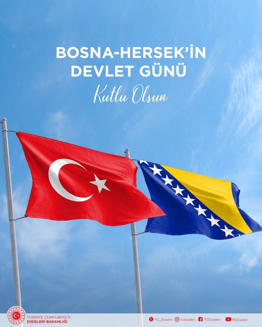 Turska čestitala Dan državnosti Bosne i Hercegovine - slika 1
