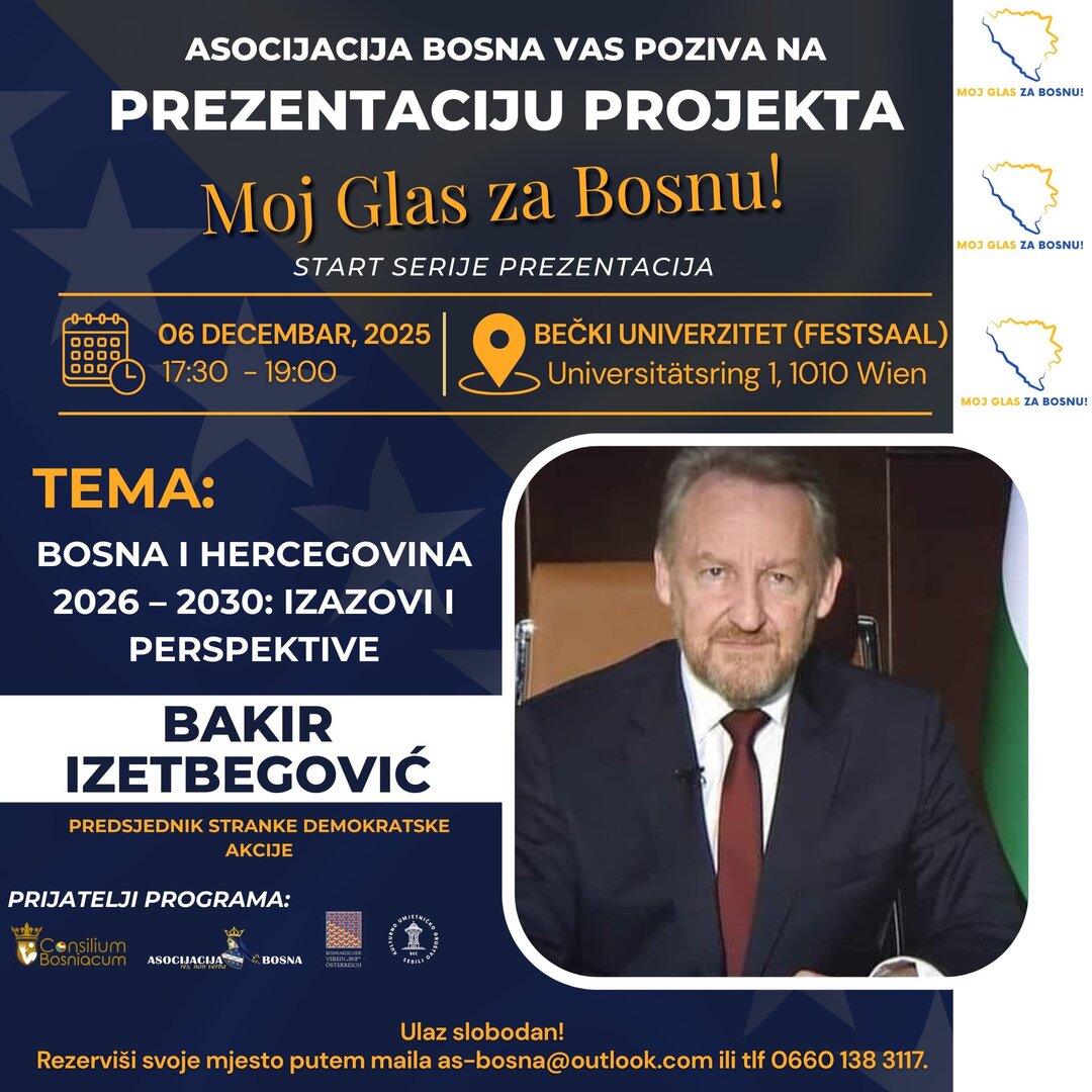 Bakir Izetbegović ide na tribinu u Beč - slika 1
