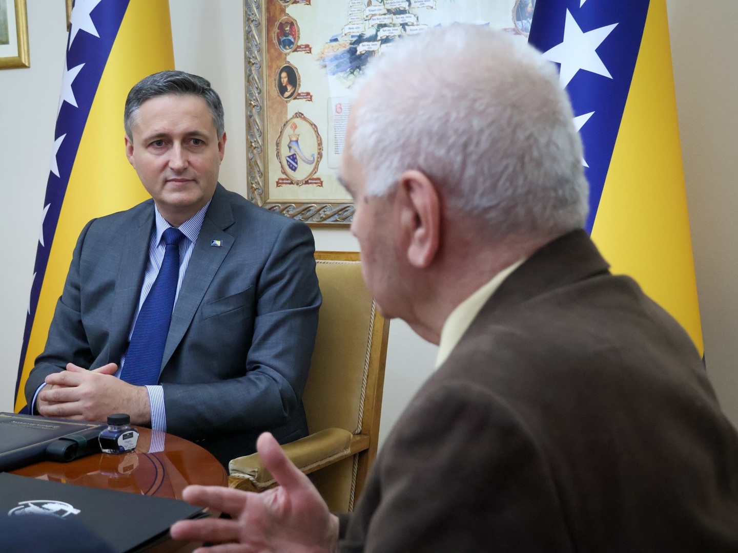 Bećirović razgovarao s delegacijom Kruga 99 - slika 2