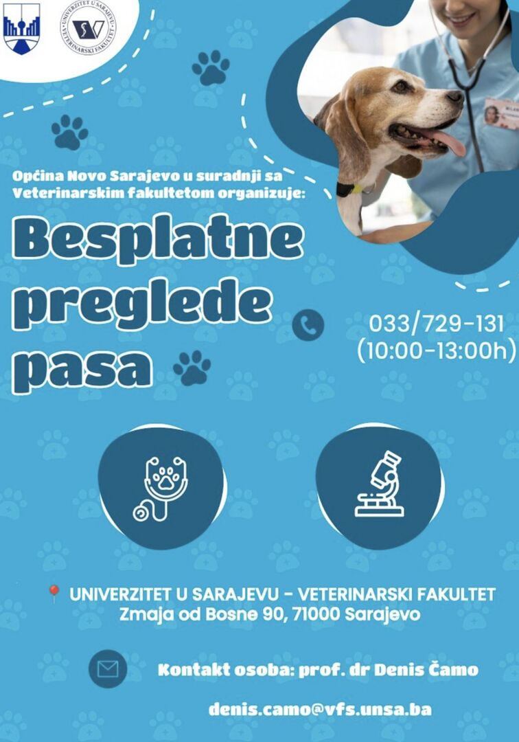 Novo Sarajevo organizuje besplatne sistematske preglede za pse - slika 1