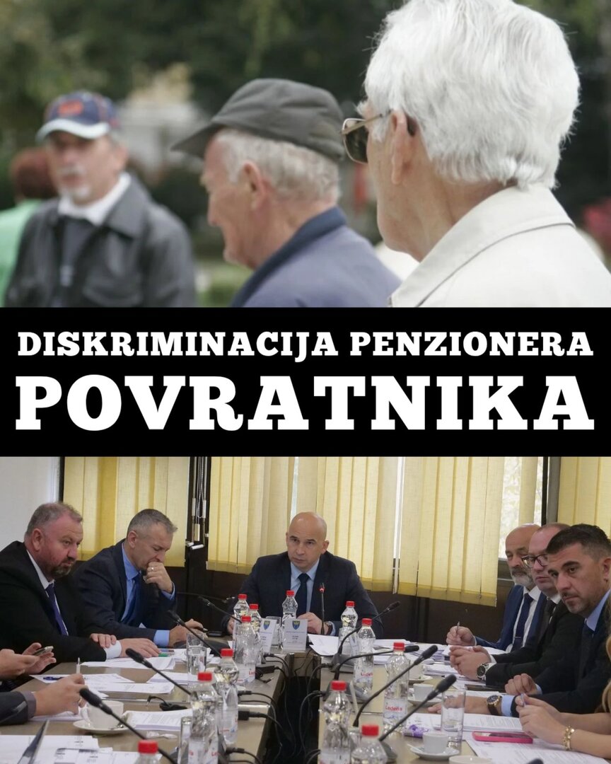 Povratnici penzioneri iz ZDK bez pomoći: „Eklatantan čin diskriminacije“ - slika 1
