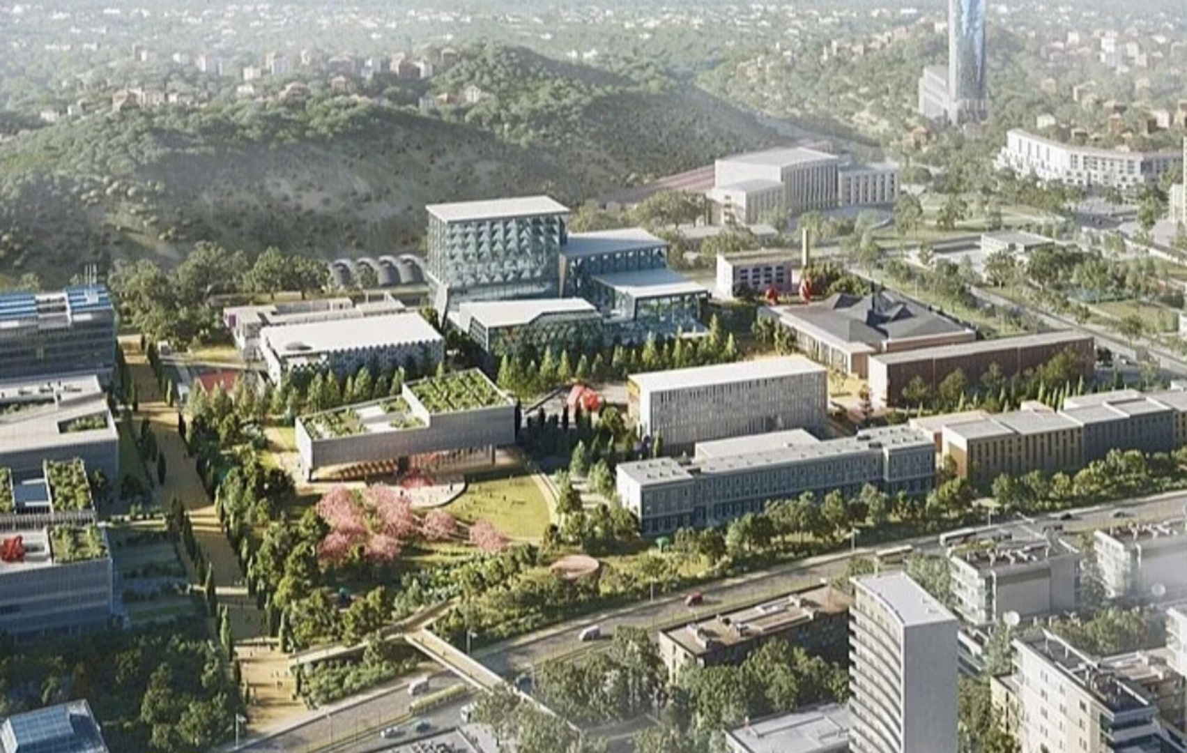 Predstavljen master plan za Kampus UNSA: 100.000 m² za fakultete, institute... - slika 1