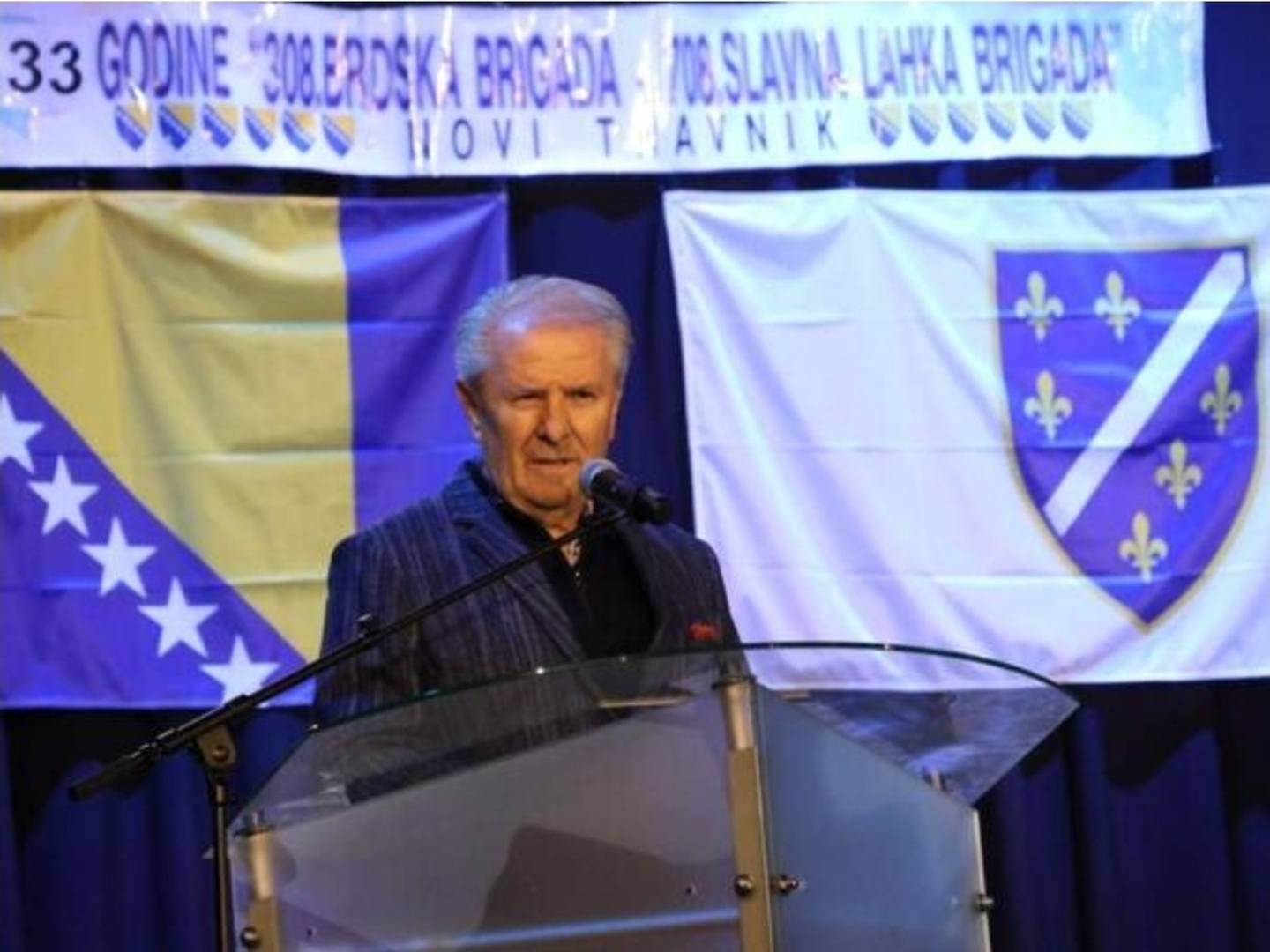 Lendo na obilježavanju 33. godišnjice 308/708. Slavne brdske brigade u Novom Travniku - slika 1