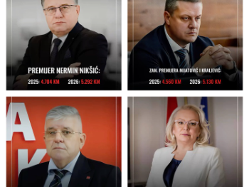 Čelnici F BiH sebi povećali plaće