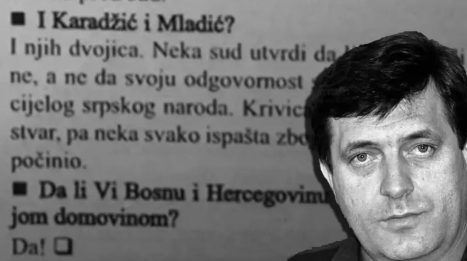“Zaboravljeni” Dodikov intervju: Ne stvaram veliku Srbiju. BiH je moja domovina - slika 1