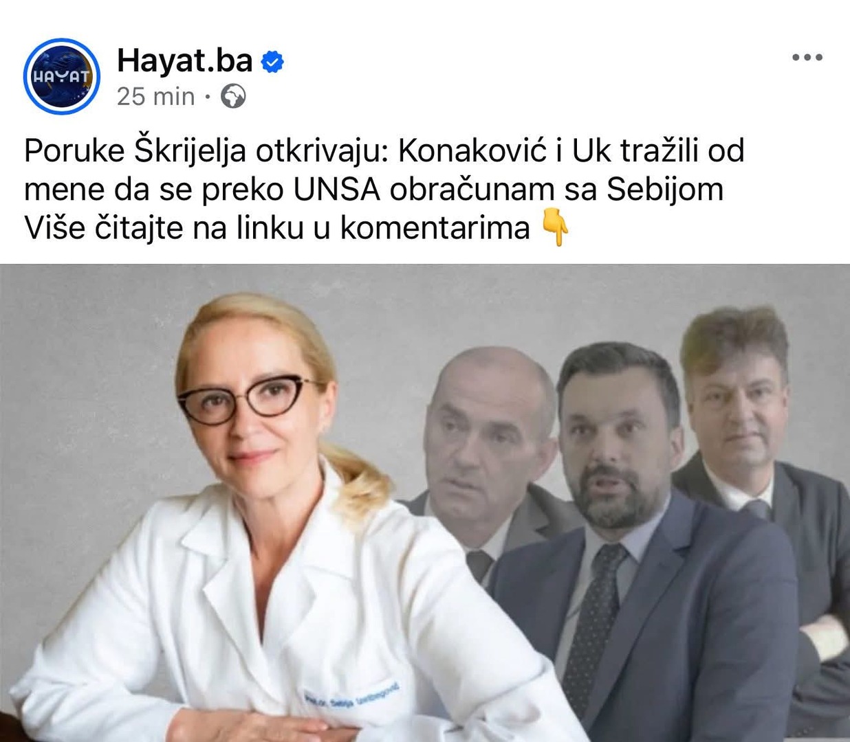 "Ovi mediji se grubo miješaju u istragu koja je u toku sa ciljem da zaštite Sebiju..." - slika 2