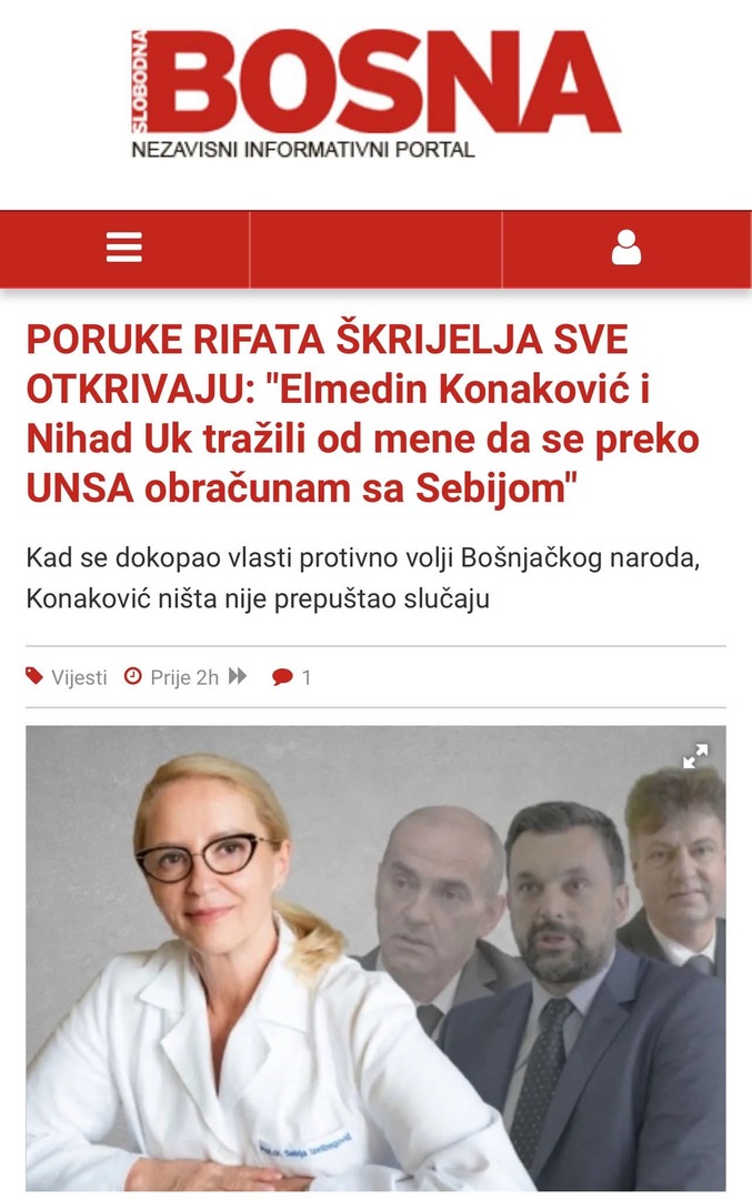 "Ovi mediji se grubo miješaju u istragu koja je u toku sa ciljem da zaštite Sebiju..." - slika 3