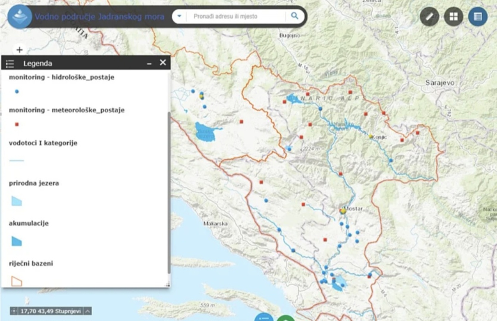 Očekuje se porast vodostaja cijelim tokom rijeke Neretve i moguće poplave - slika 1