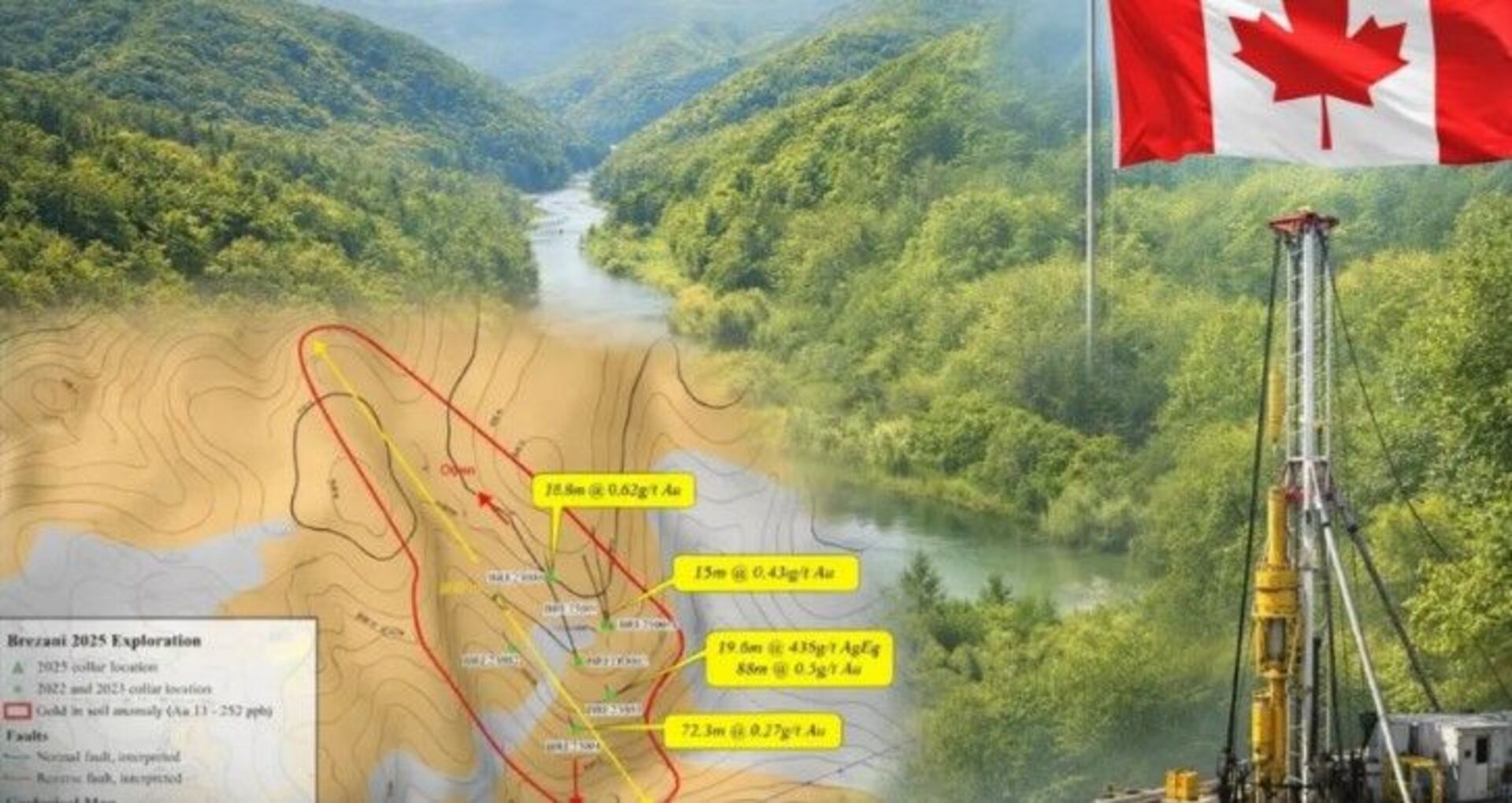 Kanadska kompanija otkrila velike naslage plemenitih metala u istočnoj Bosni - slika 1