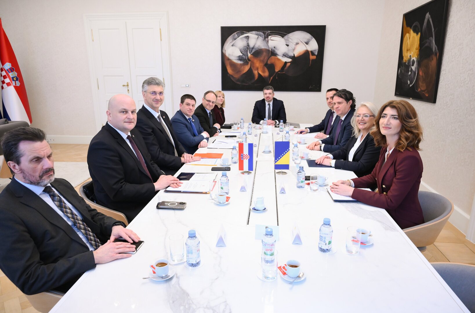 Plenković s čelnicima Federacije BiH: Bez Bošnjaka - slika 1