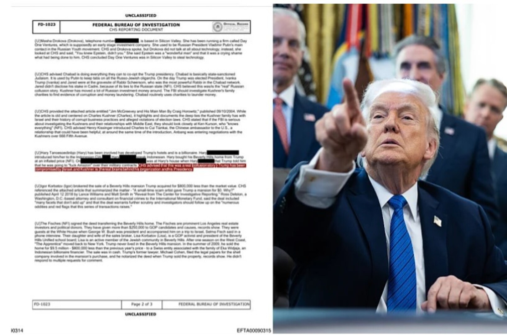U Epsteinovim dokumentima otkriveno svjedočanstvo da je Trump "kompromitovan od Izraela" - slika 1