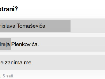 Anketa portala Index.hr: 60 posto građana protiv Thompsona i Plenkovića