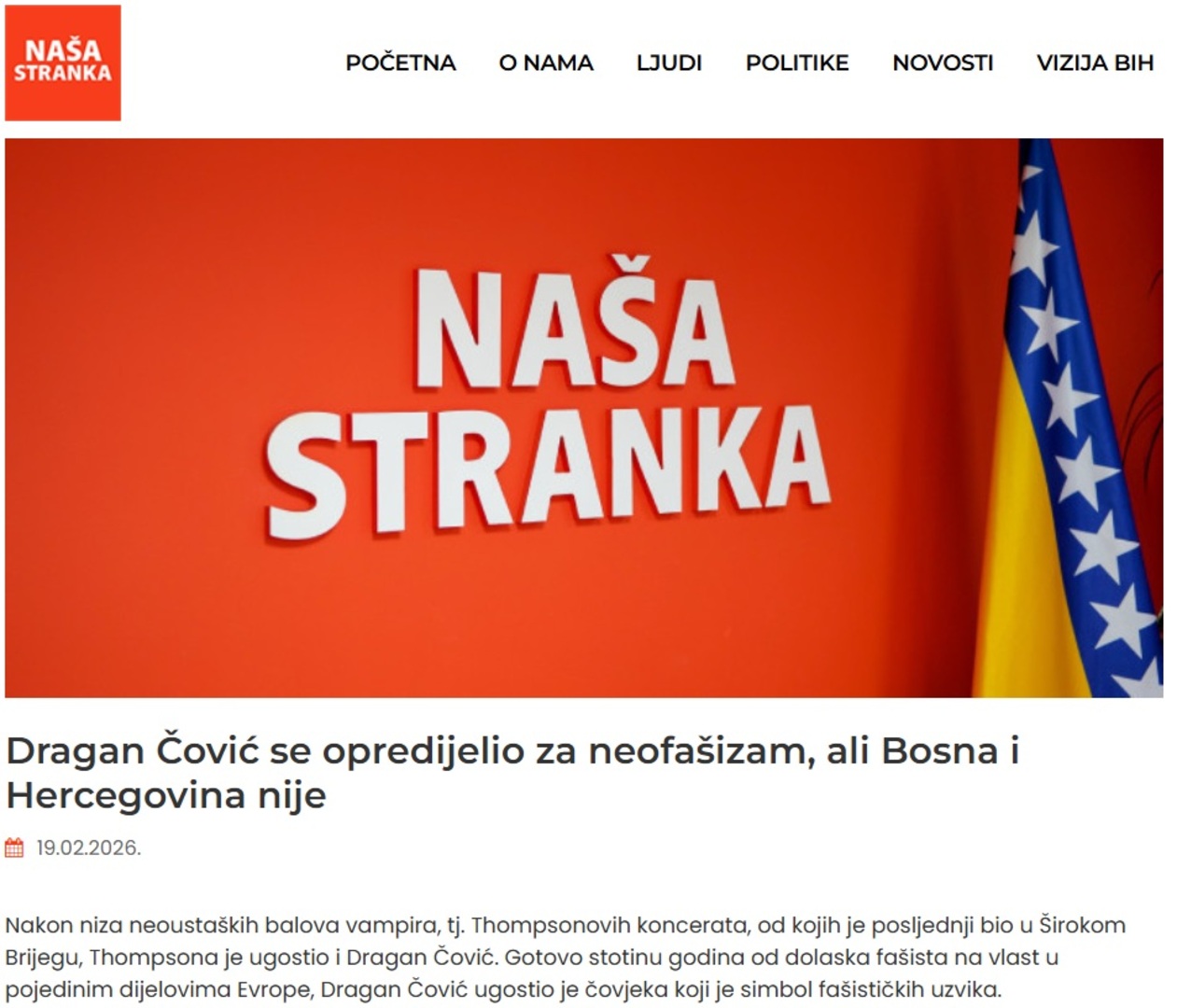 Saopćenje Naše stranke je imbecilno! - slika 1
